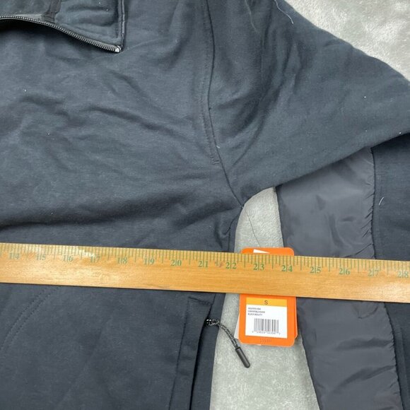 Bass Outdoor 1/4 Zip Black Pullover Fleece Jacket Men NWT 6304 - Picture 9 of 10